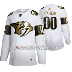 Nashville Predators Trikot Custom Adidas 2019-2020 Golden Edition Weiß Authentic - Herren